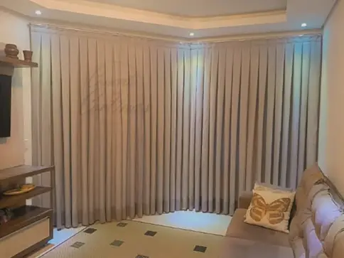 Sala de Estar, Cortina Sob Medida em Joinville, SC