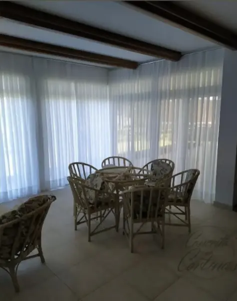 Projeto de cortinas realizado pela Conceito em Cortinas em Joinville